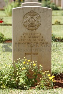 BEIRUT WAR CEMETERY - KENDRICK, ROBERT GEORGE